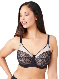 Wacoal 855186 Retro Chic Full Figure Underwire Bra - Picture 1 of 8