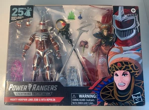 Figuras Power Rangers 25th Anniv Lightning Collection Lord Zedd Rita Repulsa 6" Nuevo de Lote Antiguo - Imagen 1 de 16
