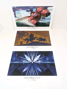Disney Animation Immersive Experience Poster Lot 2024 Frozen Großer Held König der Löwen - Bild 1 von 24