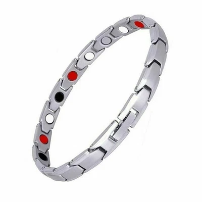 Men Women Therapeutic Energy Healing Magnetic Bracelet Therapy Arthritis Jewelry - Image 1 of 4