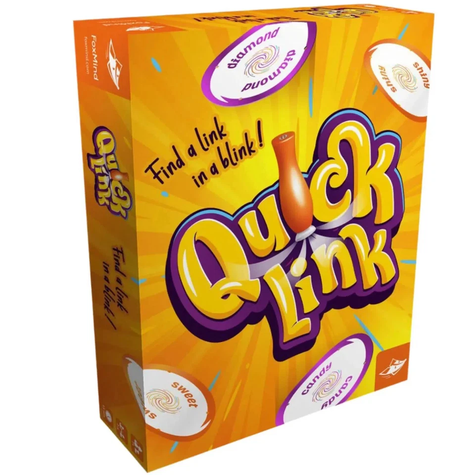 Quick Link - Party Math Card Game for Family, Adults, and Children (2-4 Players, - Изображение 1 из 4