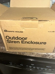 Cassaforte vintage NOS radio baracca casa sirena esterna 49-486 nuova con scatola nuova - Foto 1 di 6