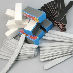 40 pz file di levigatura nail art tampone blocco manicure strumenti per pedicure strumenti per nail art - Foto 1 di 5