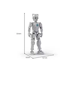 Rare Doctor Who Cyberman Building Block Toy, Action Figure. - Picture 1 of 6