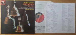 ASD 3284 Rachmaninov - The Bells / Vocalise Previn LSO Quad LP TAS List NM- - Picture 1 of 1