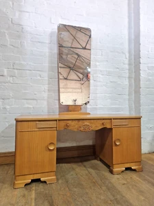 Antique vintage Art Deco style mirror vanity chest - dressing table - Picture 1 of 18