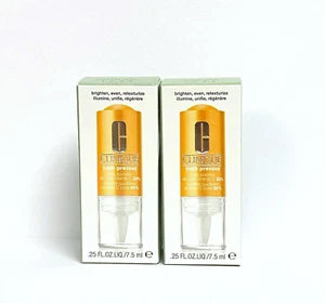 Lot of 2 Clinique Fresh Pressed Daily Boost w/Pure Vitamin C 20%, 0.25oz ea NIB - Picture 1 of 2