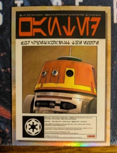Star Wars Topps Galaxy - Chopper - Wanted Poster P-6 - Picture 1 of 2