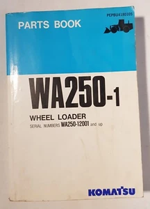 Cargador de ruedas manual de piezas KOMATSU WA250-1 números de serie 12001 poste con orugas - Imagen 1 de 6