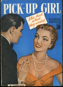 Pulp Book PICK-UP GIRL by Florenz Branch 1946 Knickerbocker sleaze digest - Imagen 1 de 1