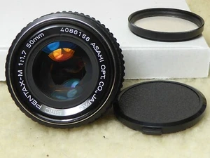 Very Nice SMC PENTAX-M 50mm f1.7 Prime Lens - PK Fit + cap + filter stunner - Picture 1 of 10
