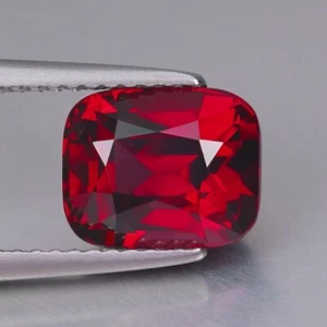 3,56 Ct FASZINIEREND! Rötlich Rosa Rhodolith Granat Kissenschliff Lose Edelstein - Bild 1 von 4