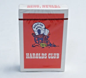 Carte da gioco Reno Nevada Harolds Club souvenir made in Hong Kong vintage SIGILLATE - Foto 1 di 5