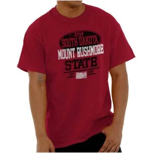 Mount Rushmore South Dakota SD Souvenir Womens or Mens Crewneck T Shirt Tee - Picture 1 of 9