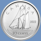 2022 Canada Ten Cents Coin Mint UNC. Dime 10c. RJ.