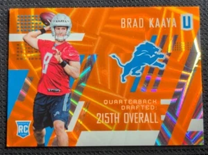 2017 Panini Unparalleled Orange #202 Brad Kaaya /99 Detroit Lions - Picture 1 of 2
