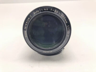 NIKON Zoom-NIKKOR-C Auto 1:4.5 f=80~200mm Camera Lens - Image 1 of 4