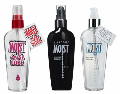 Moist Personal Lubricant Glycerine Free Unscented Water Based Silicone 118/37ml - image 1 of 4