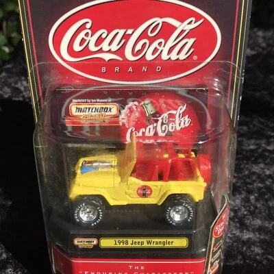 MATCHBOX COLLECTIBLES COCA COLA 1998 JEEP WRANGLER - Image 1 of 4