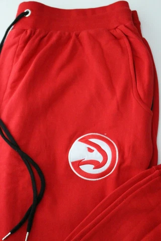 ATLANTA HAWKS NBA RED WARM UP PANTS SZ:2XLT 2XT XXLT NEW WITH DEFECTS NO TAGS Cover
