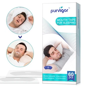 60x Strip Mouth Tape Advanced Gentle for Better Nose Improved Breathing Reliefs - Picture 1 of 15