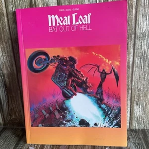 MEAT LOAF - BAT OUT OF HELL PIANO VOCAL GUITAR MUSIC BOOK - Bild 1 von 3