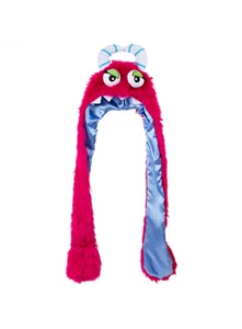 Unisex Monster Costume Plush Snood 11" x 43" Hoodie Beanie-Brand New with Tags! - Picture 1 of 1