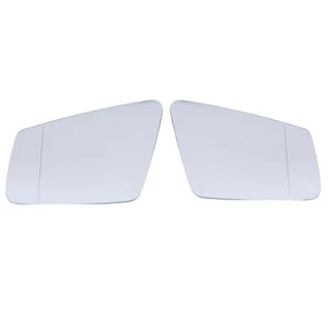 Pair Side Heated Wide Angle Wing Mirror Glass For MERCEDES C-Class W204 2009-12 - Picture 1 of 9