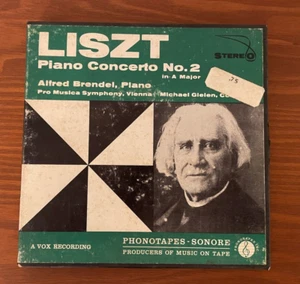 Reel to Reel 7.5 IPS Liszt Piano Concerto No 2 A Major w/ Alfred Brendel Piano - Picture 1 of 6