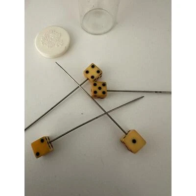 Dados de baquelita palos de cóctel raros de colección para jugar Art Deco 1930/40 Foto 1 de 4
