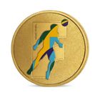 NEW ! FRANCE 2023 OLYMPIC PARIS 2024 ''  FOOTBALL " NEW COLORED TOKEN CARDBOARD