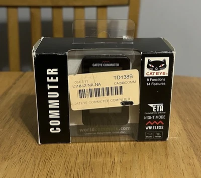 Cateye Commuter - Wireless Cycling Bike Computer Black  - Image 1 of 4