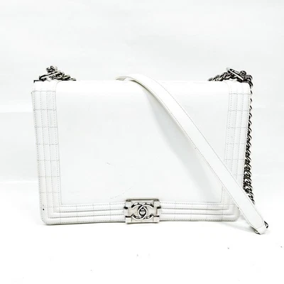 Bolso de hombro Chanel charol blanco 5501204 SIN TARIFA Foto 1 de 4