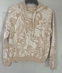 Billabong At Last Pullover Sweatshirt Hoodie Sandcastle Size Medium Tropical - Picture 1 of 6