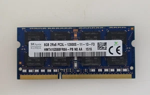 HYNIX HMT41GS6BFR8A-PB 8GB 2Rx8 PC3L-12800 1600MHz 1.35V LV LAPTOP MEMORY RAM - Picture 1 of 2