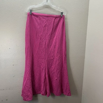 Falda Oh My Gasa Mujer 1 S/M Rosa Maxi Lagenlook Pull On Boho Sirena Algodón Foto 1 de 4