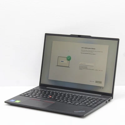 Lenovo ThinkPad E16 16 in Laptop Intel i7 1355U 24GB RAM 512GB SSD Win 11 MX550 - Image 1 of 4