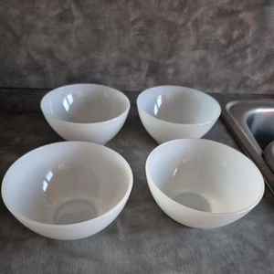 4x White Arc France Cereal / Soup Bowls Arcopal  - Picture 1 of 6