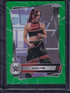 Alba Fyre | Green Refractor /99 | WWE 2025 Topps Chrome - Bild 1 von 2