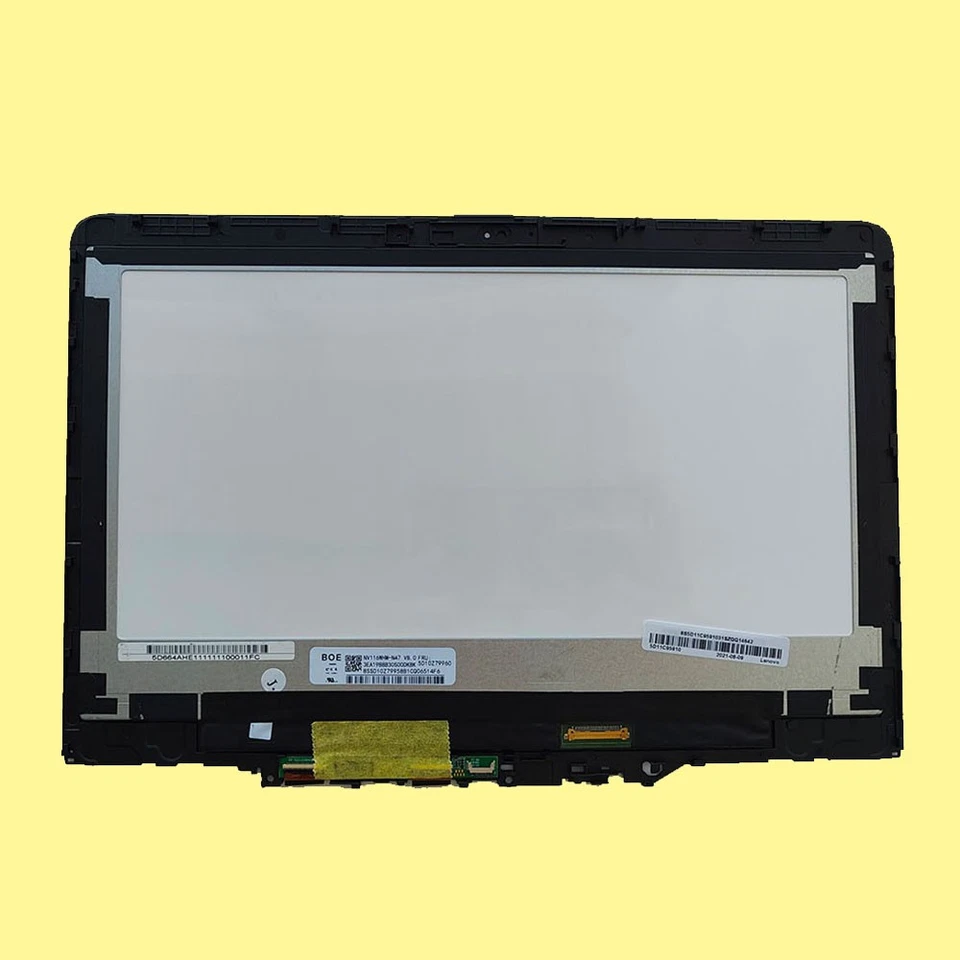 5D11C95910 Lcd Touch Screen w/ Bezel For Lenovo 300E Yoga Chromebook Gen 4 11.6" - Image 1 of 4