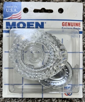 Moen Genuine NEW Chateau Clear Bathroom Faucet Handle 96782 with FREE SHIPPING! - Image 1 of 2