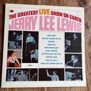 JERRY LEE LEWIS - DIE GRÖSSTE LIVE-SHOW DER WELT FAST NEUWERTIG DOPPEL-VINYL-LP - Bild 1 von 11