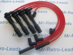 RED 10MM PERFORMANCE IGNITION LEADS FOR THE WILLIAMS 19 CLIO 2.0i 1.8i 1.7i 16V - Picture 1 of 4