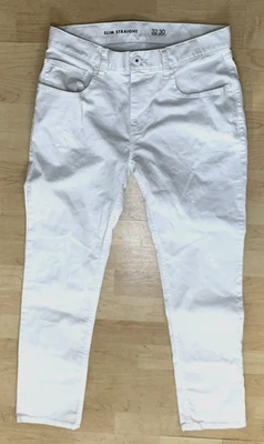 International Concepts White Men's Jeans 32 W 30 L Slim Straight - Image 1 of 4