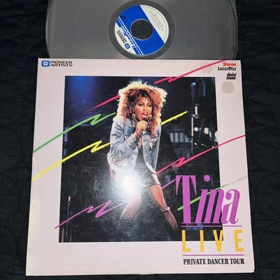 Tina Turner Laserdisc Live 1985 Pioneer PA-85-140 David Bowie Bryan Adams - Image 1 of 4