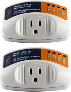 Protector de voltaje enchufable BXST One Outlet alto bajo voltaje sobretensión 1800 W (paquete de 2) - Imagen 1 de 7