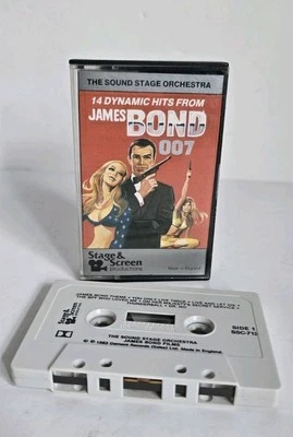 James Bond 007 – 14 Dynamic Hits – 1983 Cassette Tape – Stage and Screen - Image 1 of 4