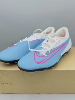 Nike Phantom GX Club FG/MG White Baltic Blue Men's Soccer Cleat Size 9.5 - Image 1 of 4