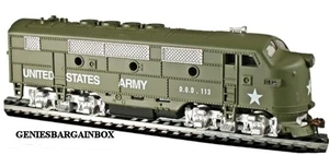 HO Scale UNITED STATES ARMY F2-A DIESEL LOCOMOTIVE Model Power New 96813 - Picture 1 of 1