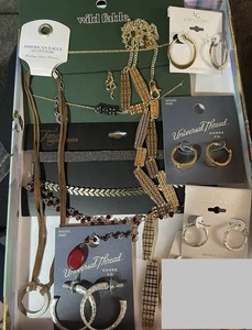 10 Pcs. Costume Jewelry Lot New With Tags Signed American Eagle + More GB1 - Picture 1 of 20